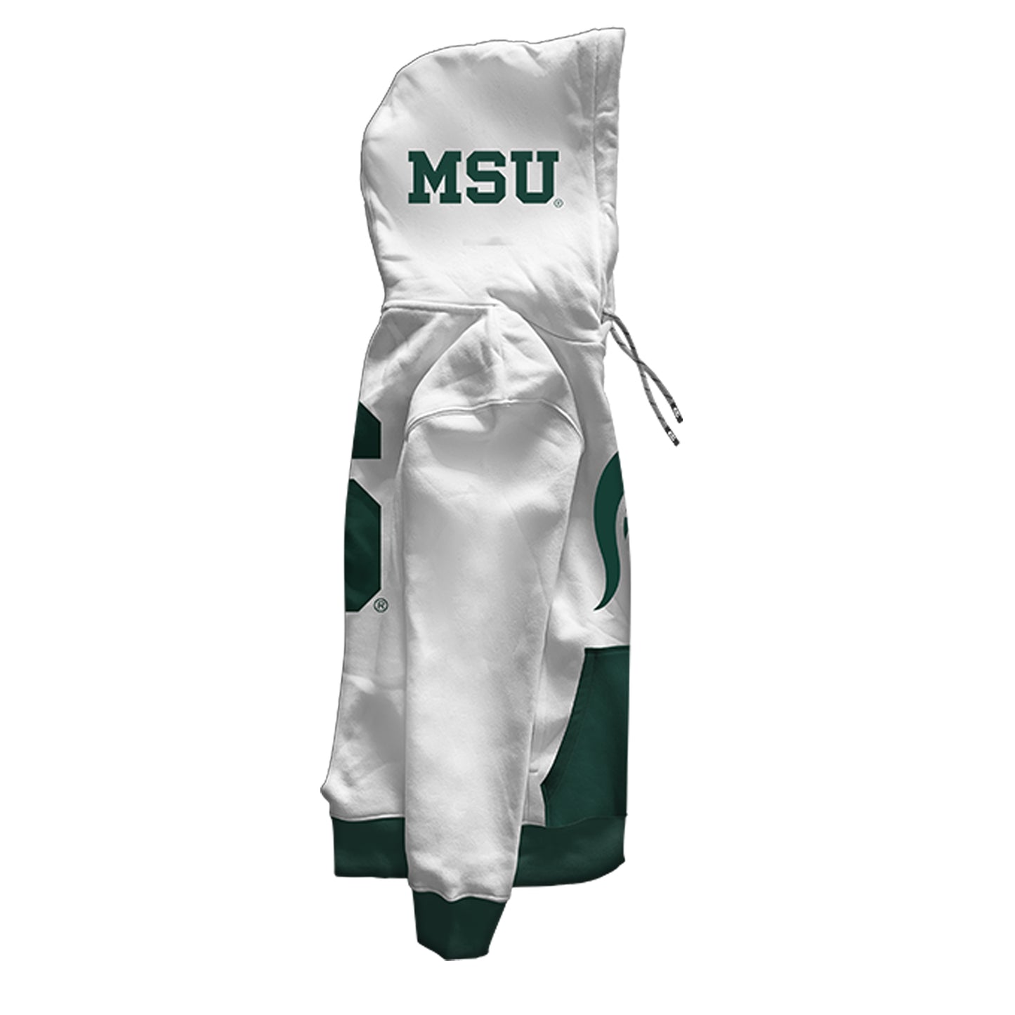 Michigan State University Tailgate White Hoodie