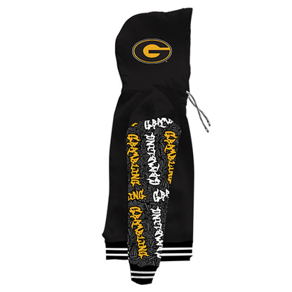 Grambling State University Wildstyle Black Pullover Hoodie