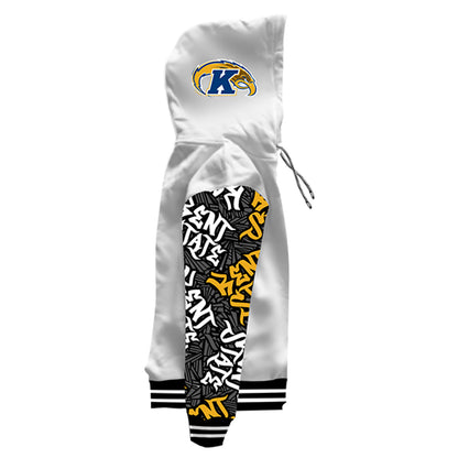 Kent State University Wildstyle White Pullover Hoodie