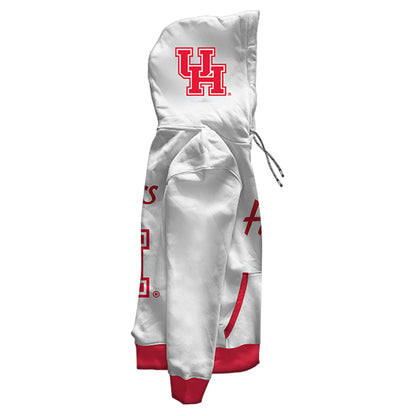 University of Houston Rally White Pullover Hoodie