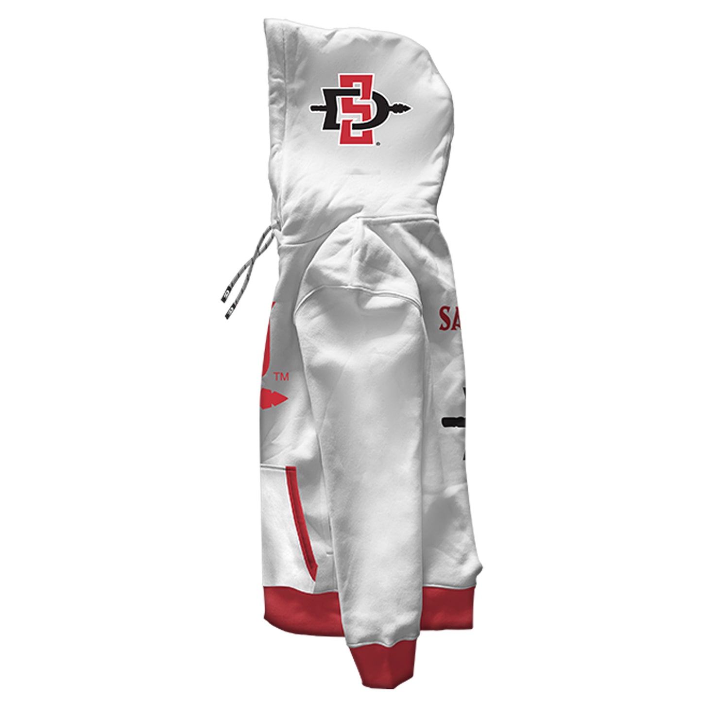 San Diego State University Rally White Pullover Hoodie