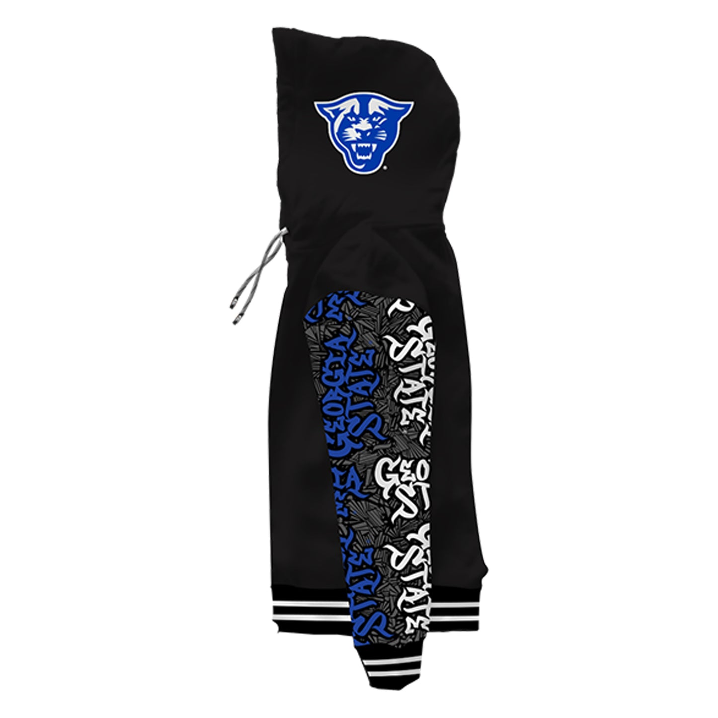 Georgia State University Wildstyle Black Pullover Hoodie