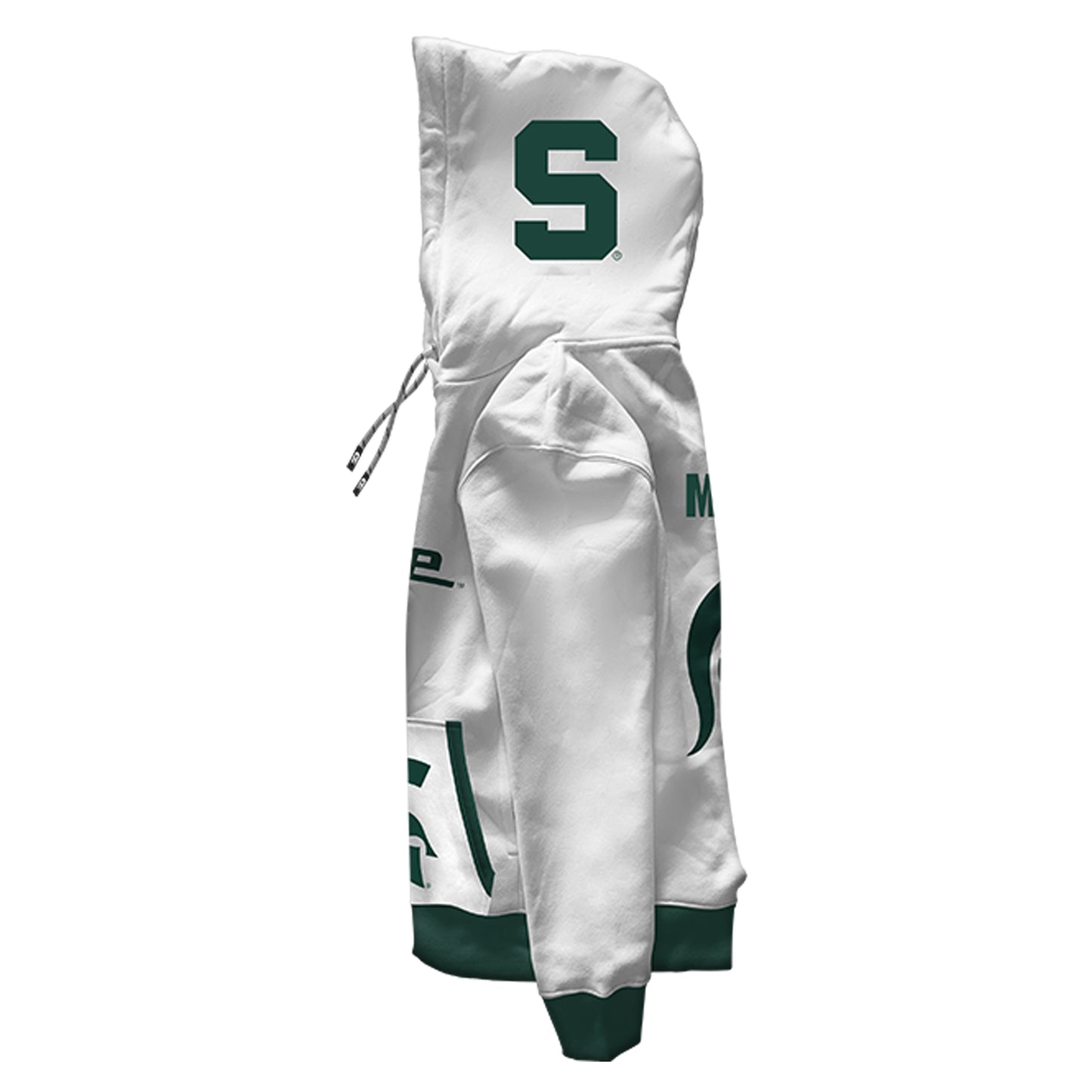 Michigan State University Rally White Pullover Hoodie