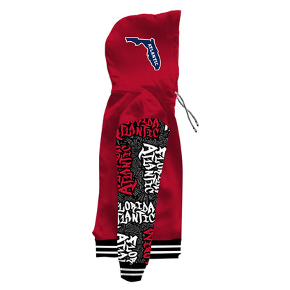 Florida Atlantic University Wildstyle Red Pullover Hoodie