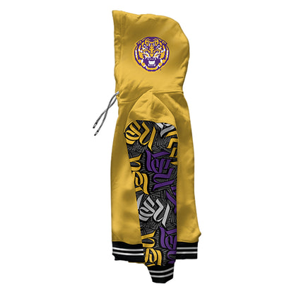 LSU Wildstyle Gold Pullover Hoodie