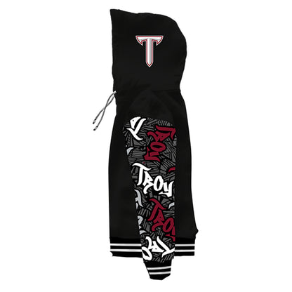 Troy University Wildstyle Black Pullover Hoodie