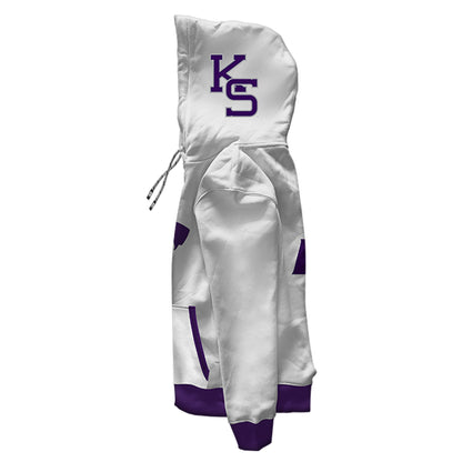 Kansas State University Tailgate White Hoodie