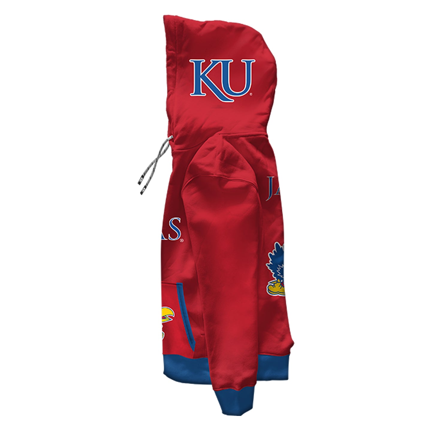 University of Kansas Rally Red Pullover Hoodie