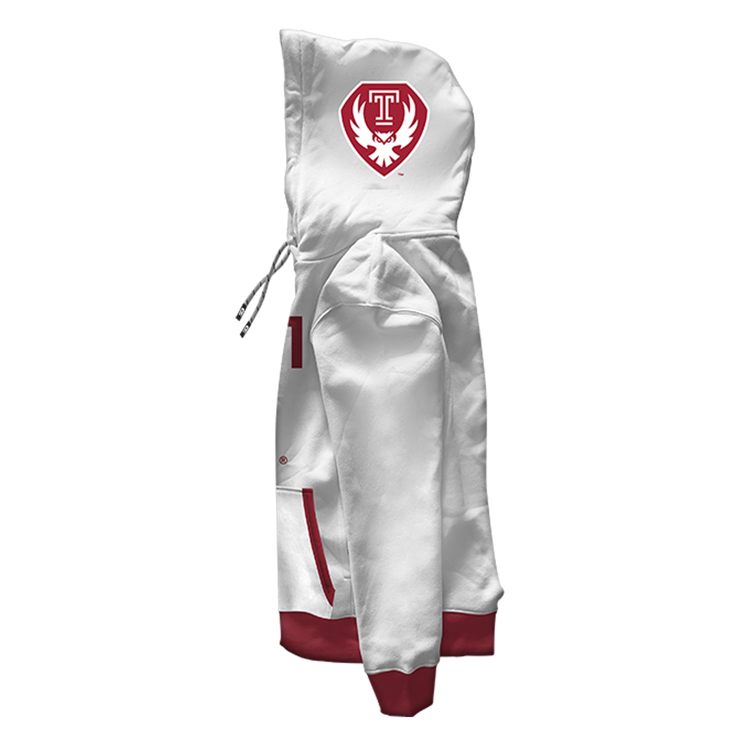 Temple University Classic White Pullover Hoodie