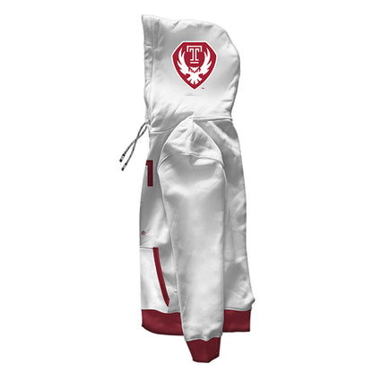 Temple University Classic White Pullover Hoodie