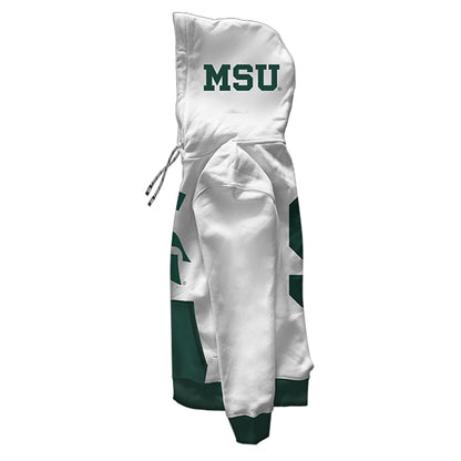 Michigan State University Tailgate White Hoodie