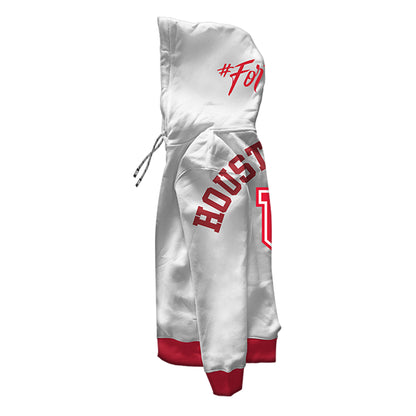 University of Houston Crest White Pullover Hoodie