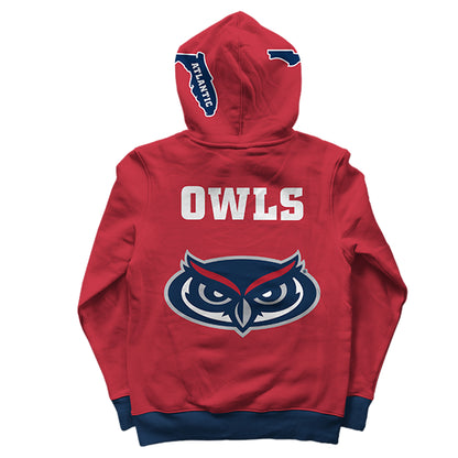 Florida Atlantic University Rally Red Pullover Hoodie