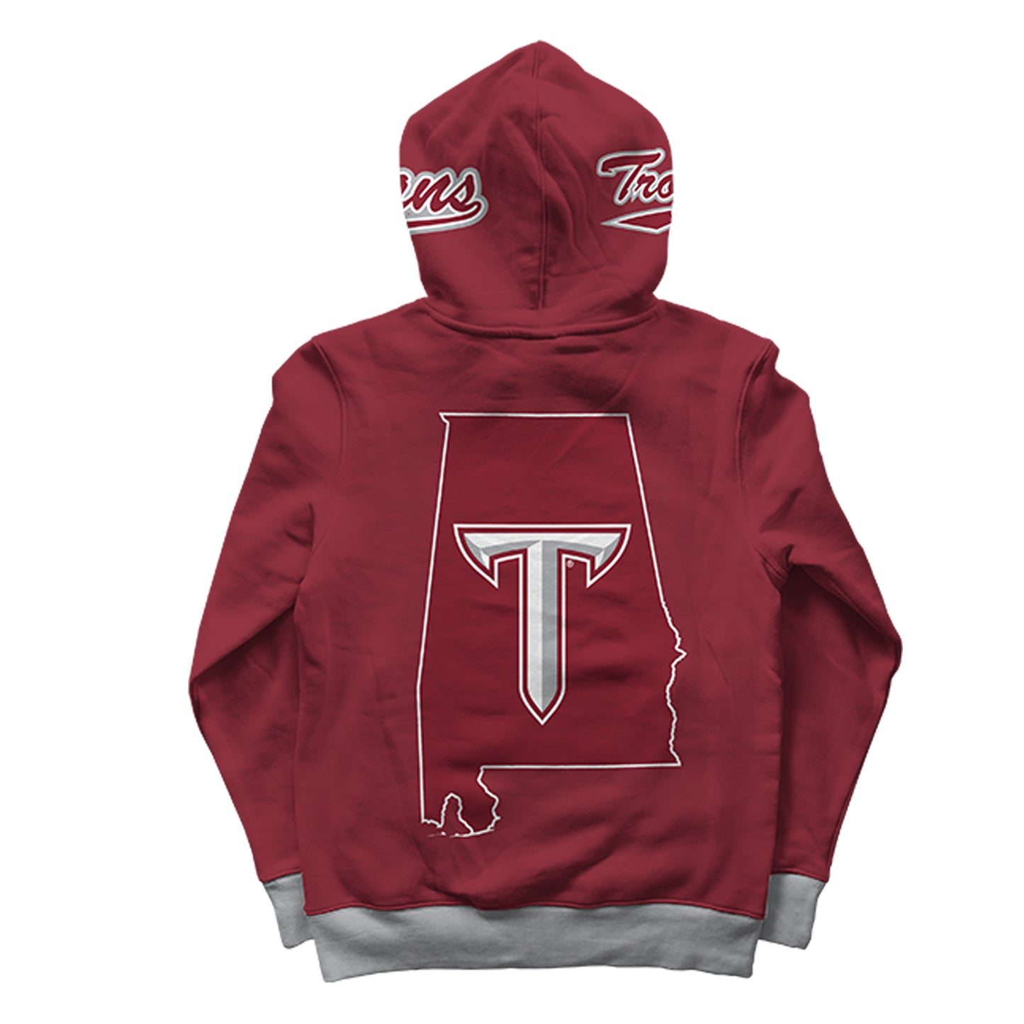 Troy University Tailgate Maroon Hoodie