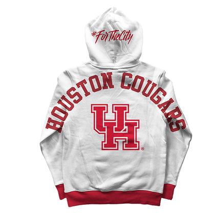 University of Houston Crest White Pullover Hoodie