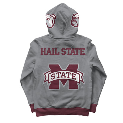 Mississippi State University Rally Grey Pullover Hoodie