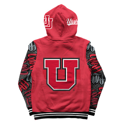 University of Utah WildStyle Red Pullover Hoodie