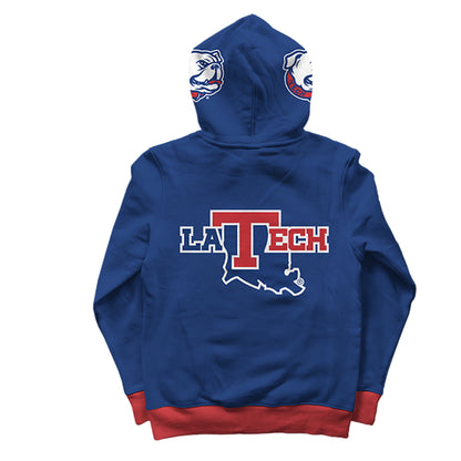 Louisiana Tech University Tailgate Blue Hoodie