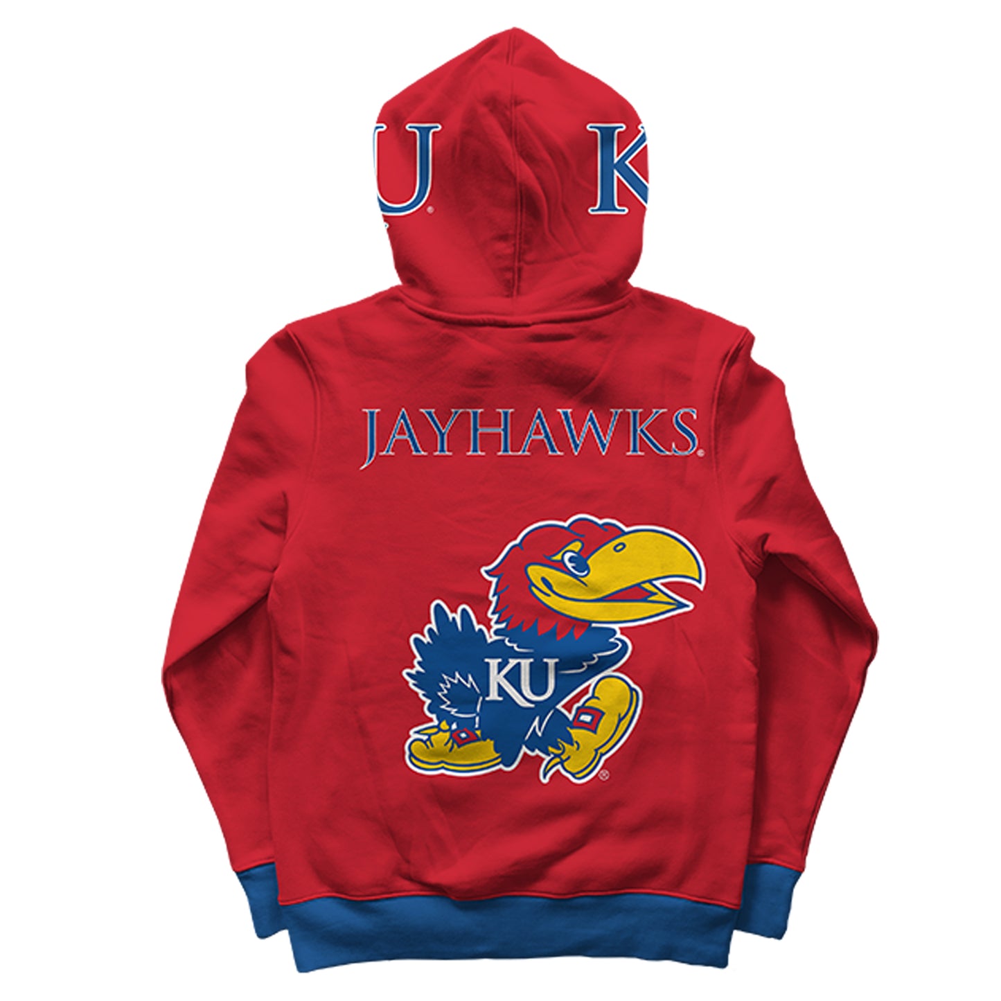 University of Kansas Rally Red Pullover Hoodie