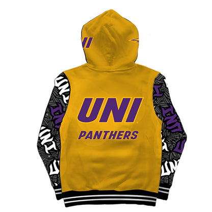 Northern Iowa University Wildstyle Gold Pullover Hoodie