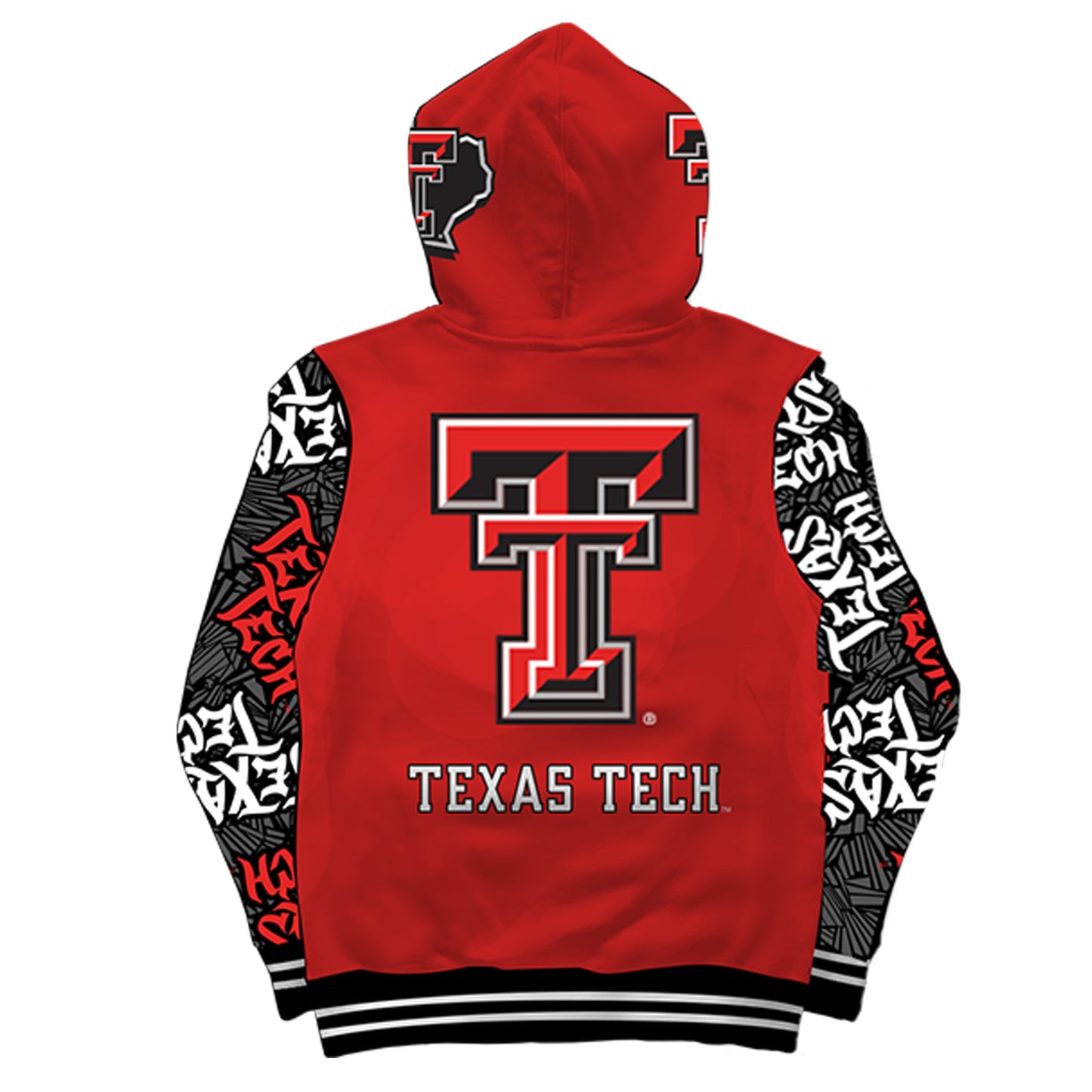 Texas Tech University Wildstyle Red Pullover Hoodie