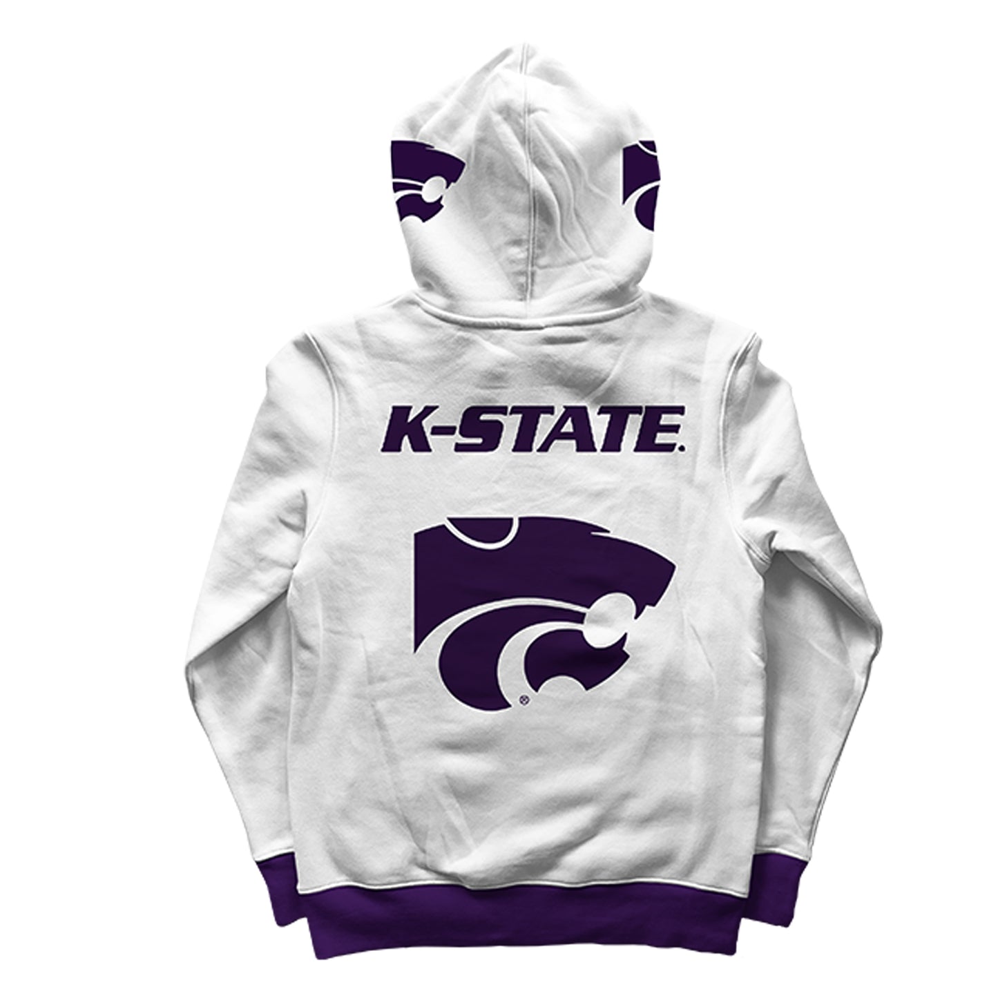 Kansas State University Rally White Pullover Hoodie