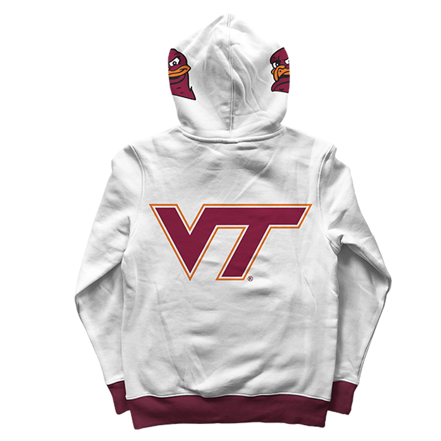 Virginia Tech University Tailgate White Hoodie